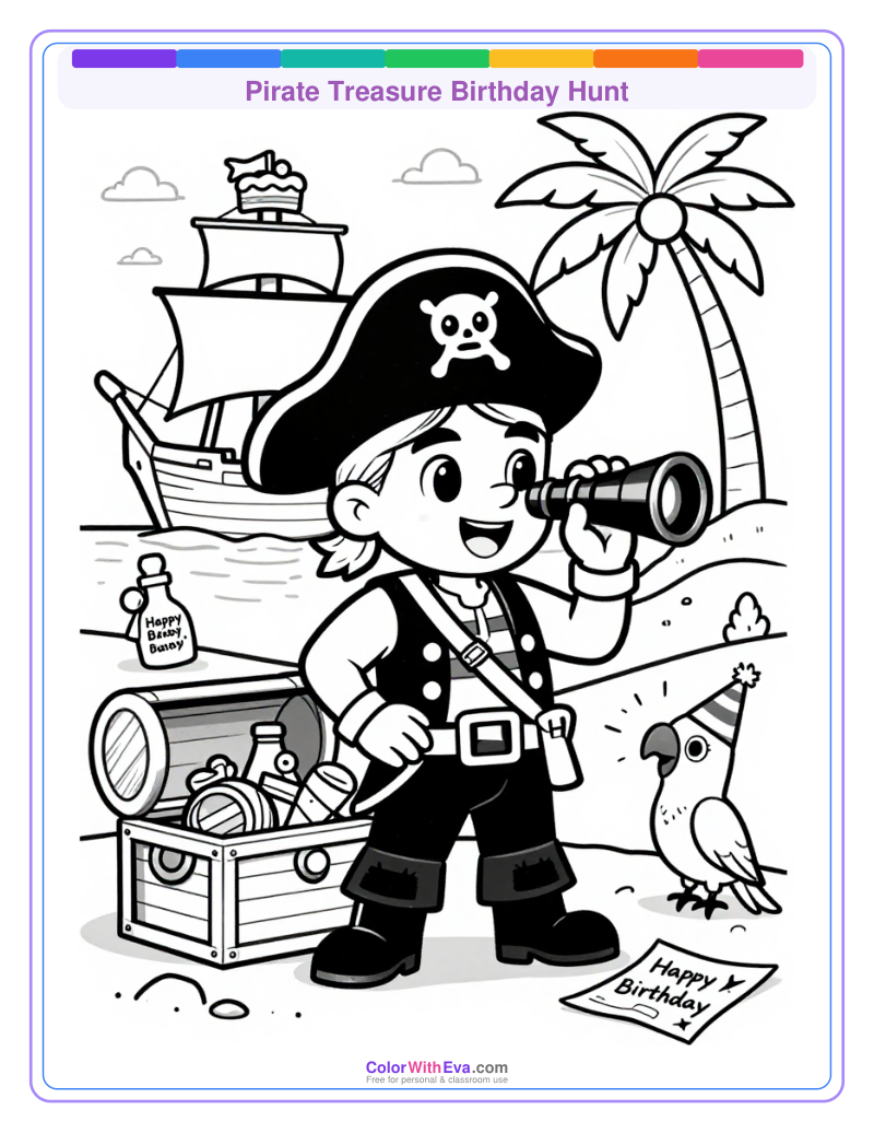 Pirate Treasure Birthday Hunt thumbnail