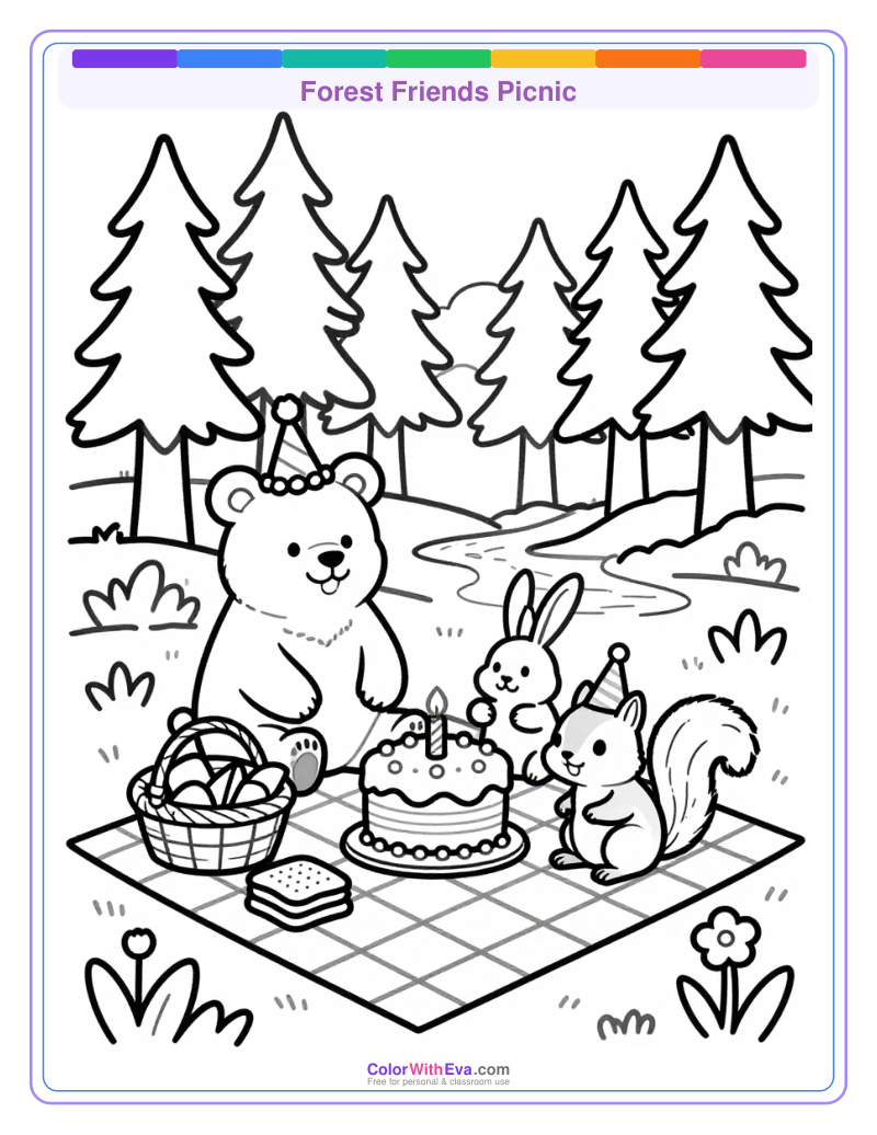 Forest Friends Picnic preview