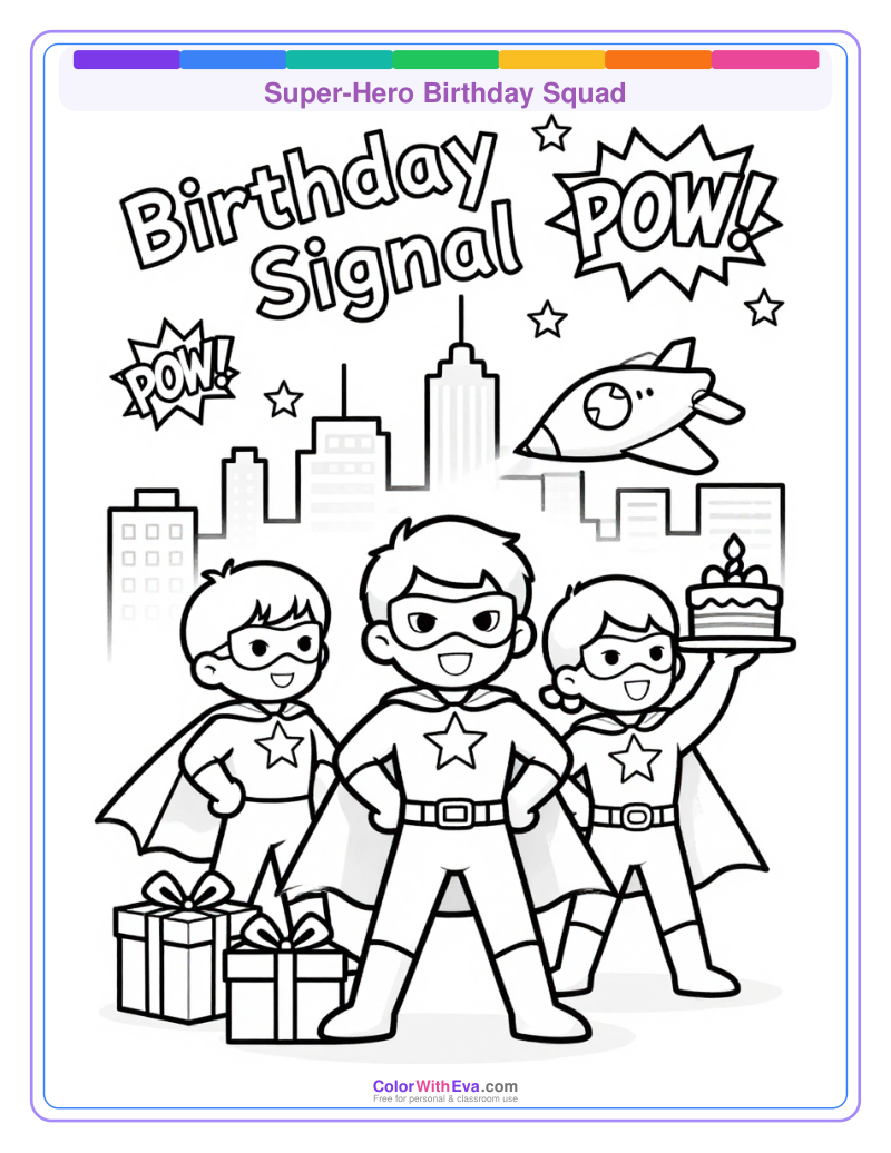Super-Hero Birthday Squad thumbnail
