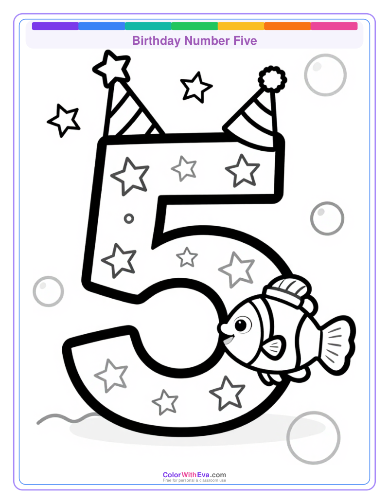 Birthday Number Five preview