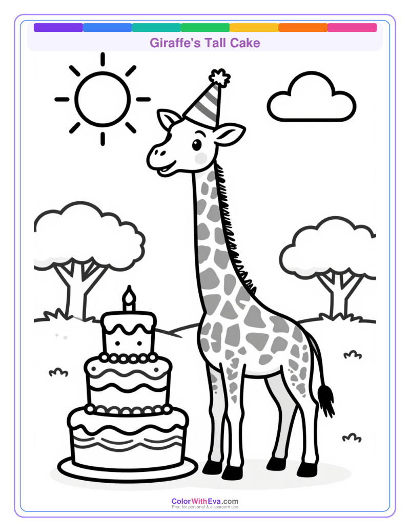 Giraffe's Tall Cake preview