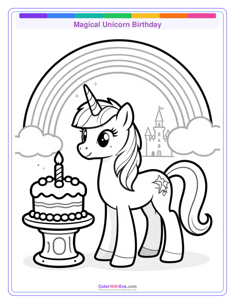 Magical Unicorn Birthday preview