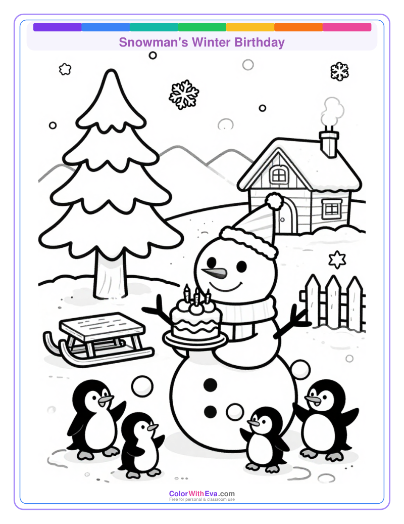 Snowman's Winter Birthday thumbnail