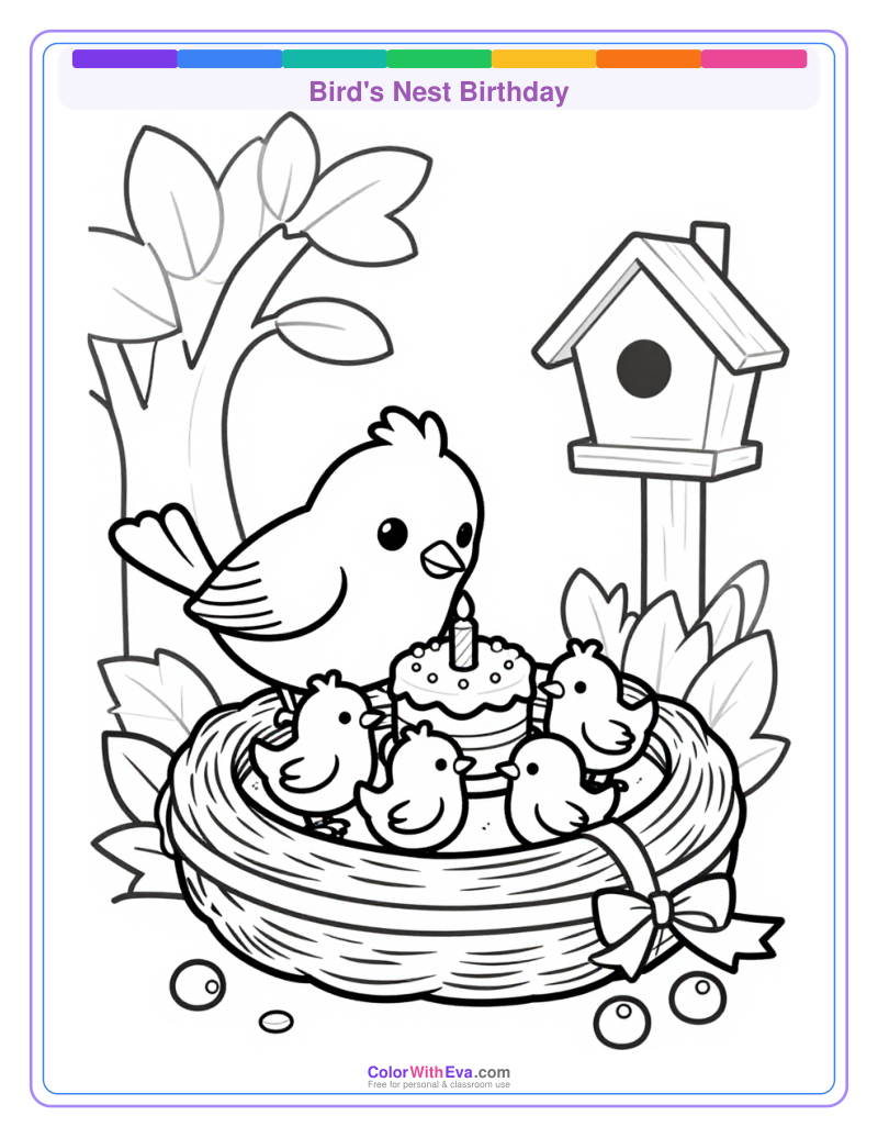 Bird's Nest Birthday preview