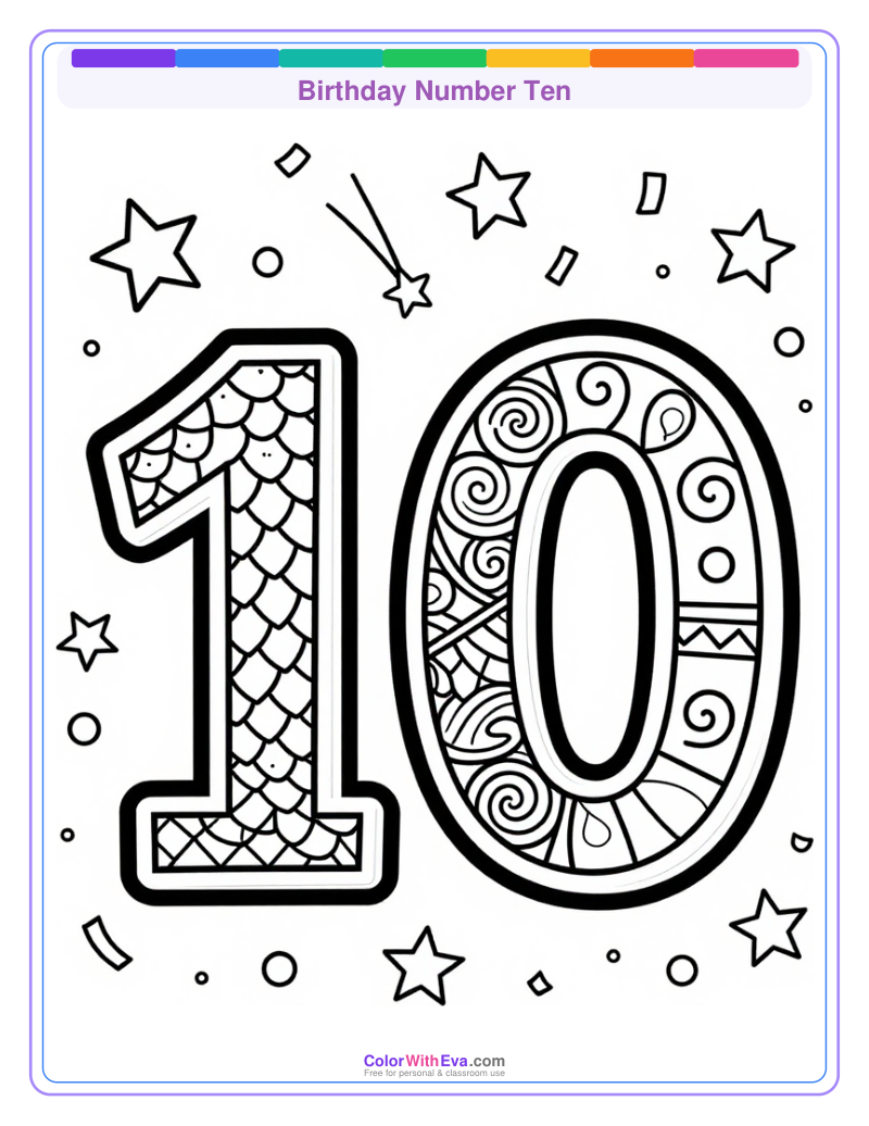 Birthday Number Ten preview