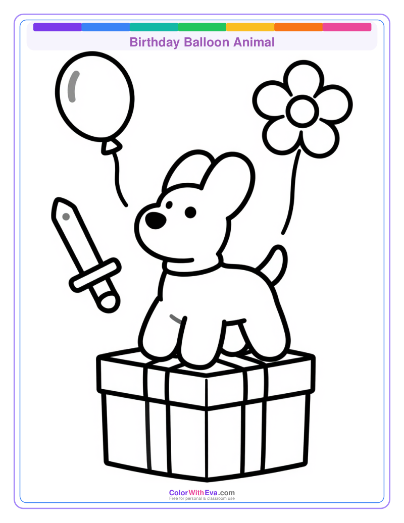 Birthday Balloon Animal preview