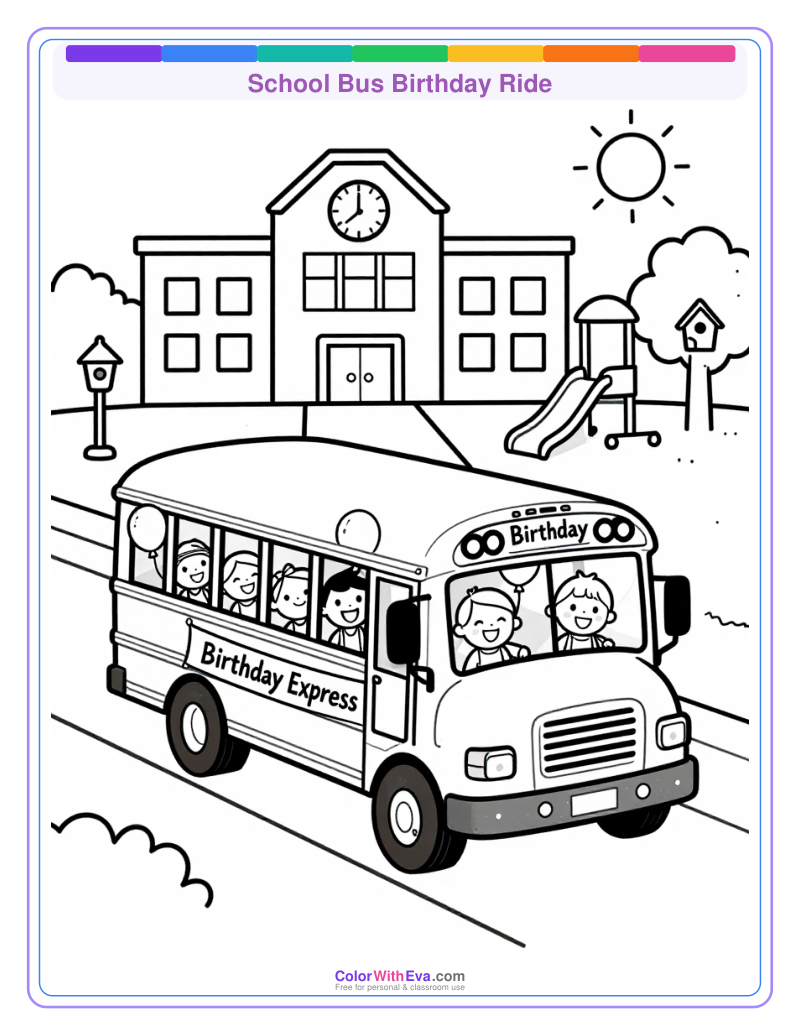 School Bus Birthday Ride thumbnail