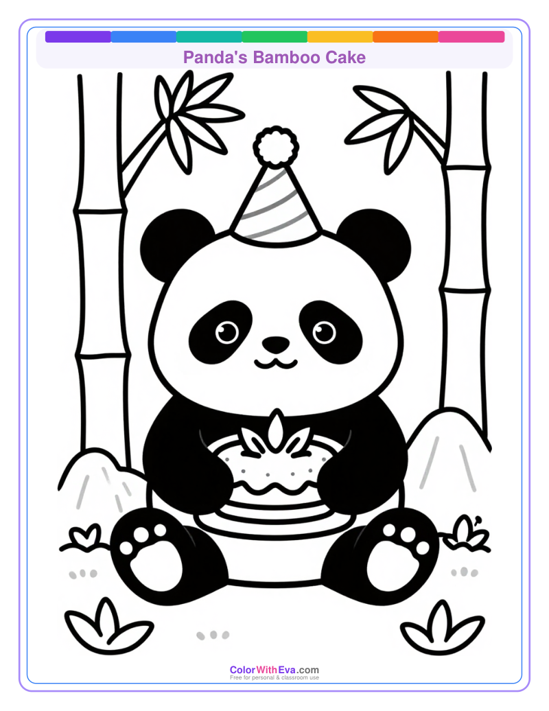 Panda's Bamboo Cake preview