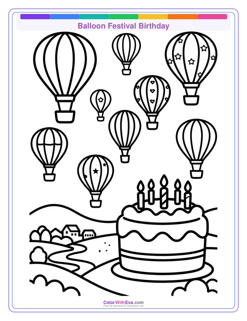 Balloon Festival Birthday preview