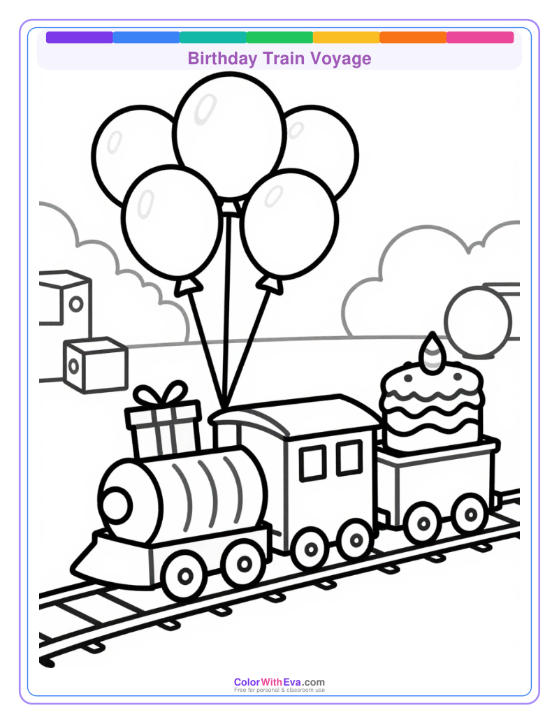 Birthday Train Voyage preview