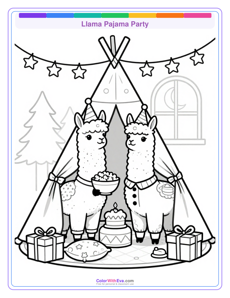 Llama Pajama Party preview