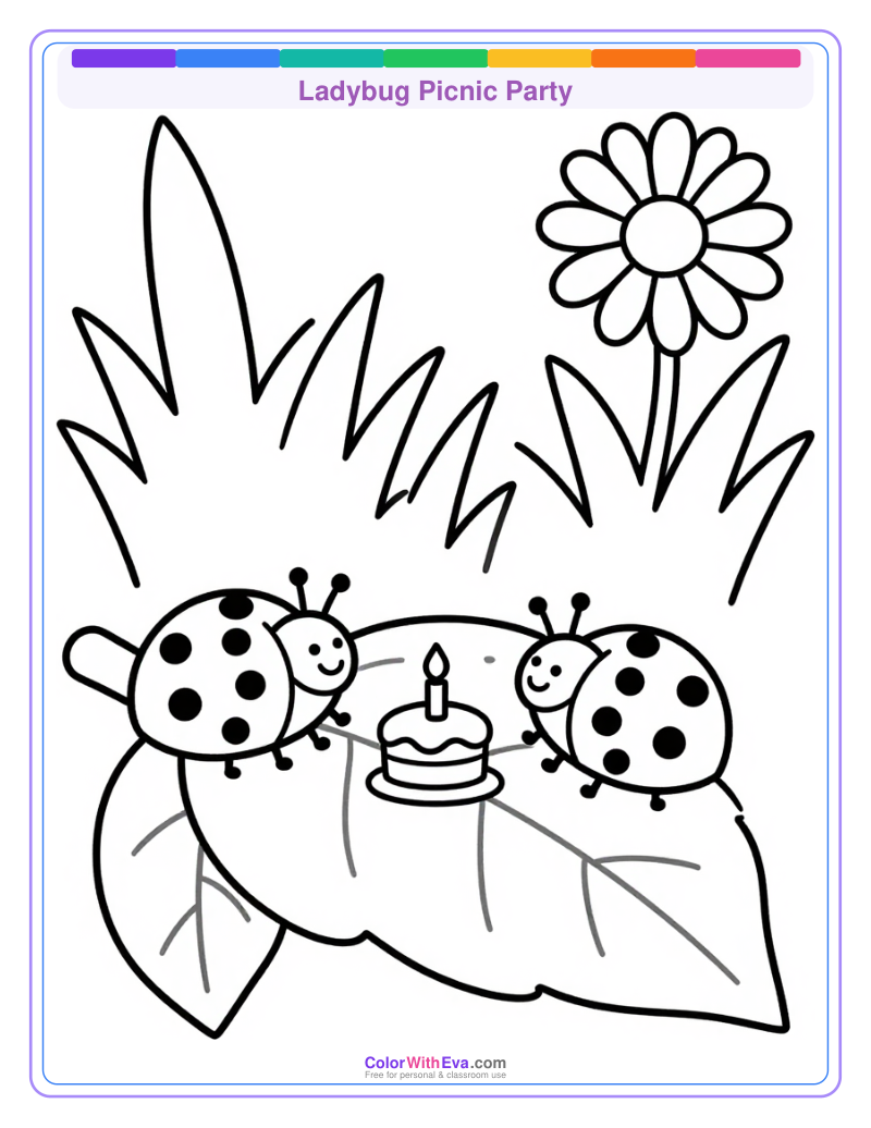 Ladybug Picnic Party preview