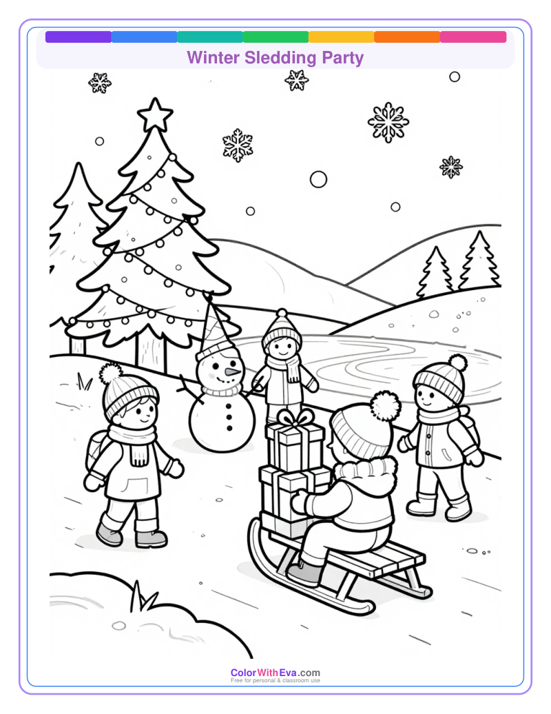 Winter Sledding Party preview