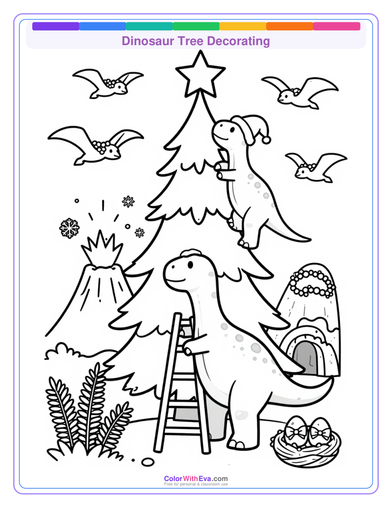 Dinosaur Tree Decorating thumbnail