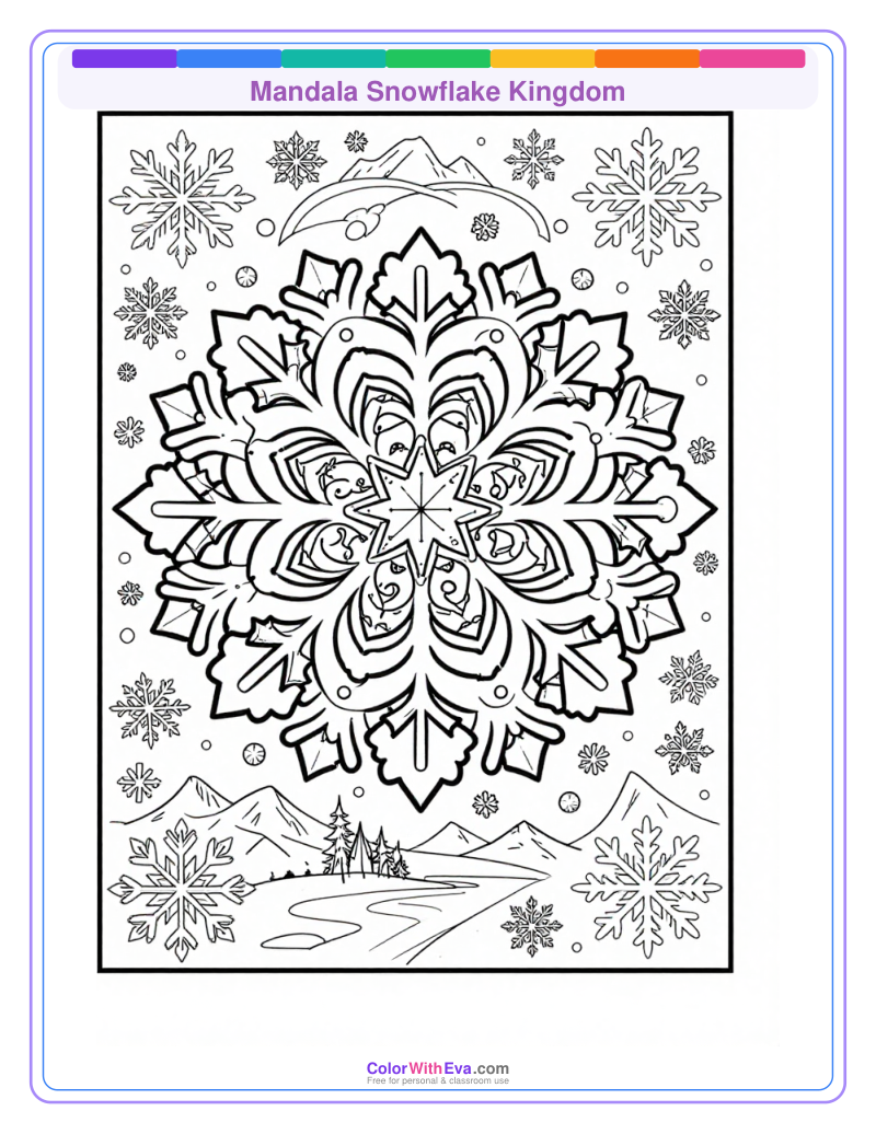 Mandala Snowflake Kingdom thumbnail