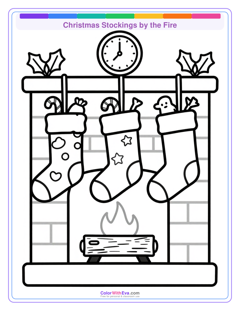 Christmas Stockings by the Fire preview
