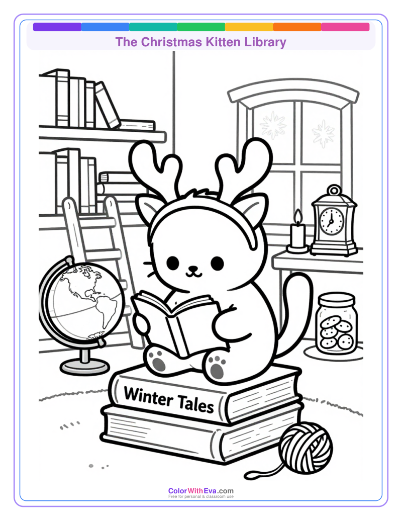 The Christmas Kitten Library thumbnail