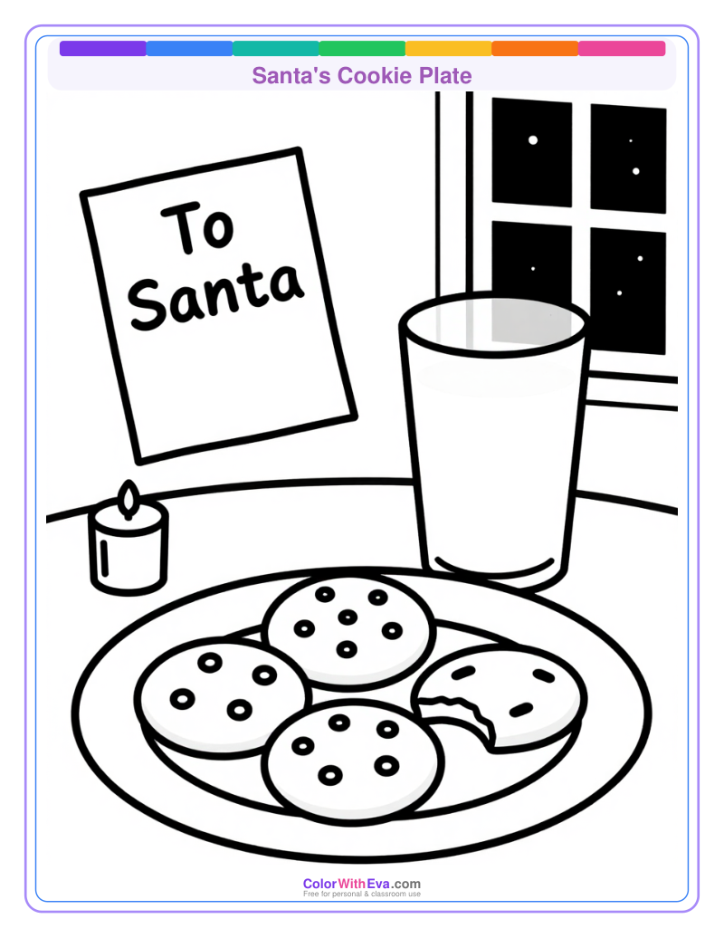 Santa's Cookie Plate preview