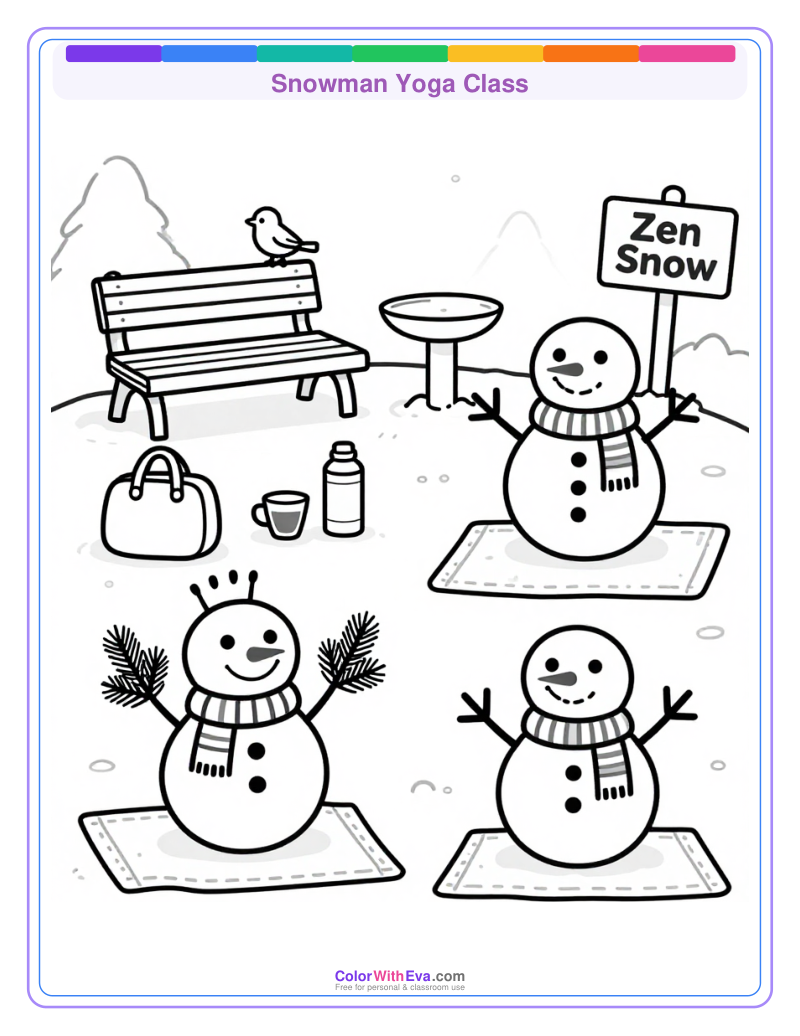 Snowman Yoga Class thumbnail