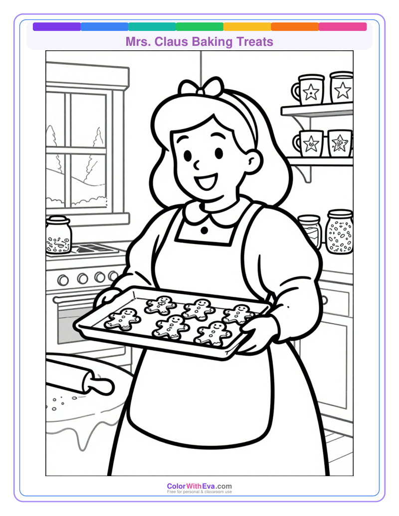 Mrs. Claus Baking Treats preview