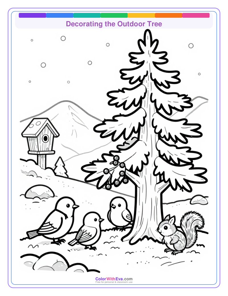 Decorating the Outdoor Tree preview
