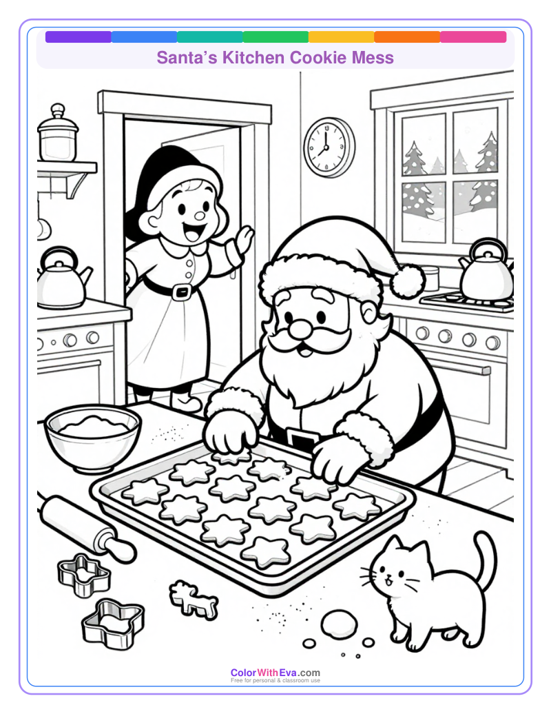 Santa’s Kitchen Cookie Mess preview