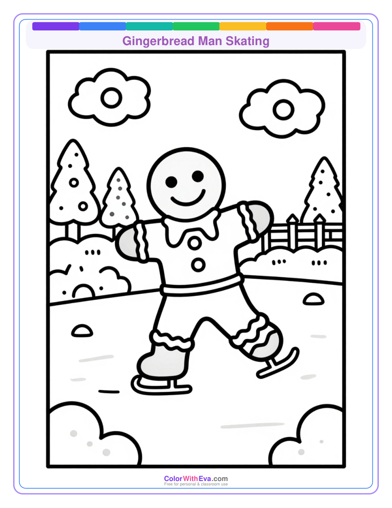 Gingerbread Man Skating preview