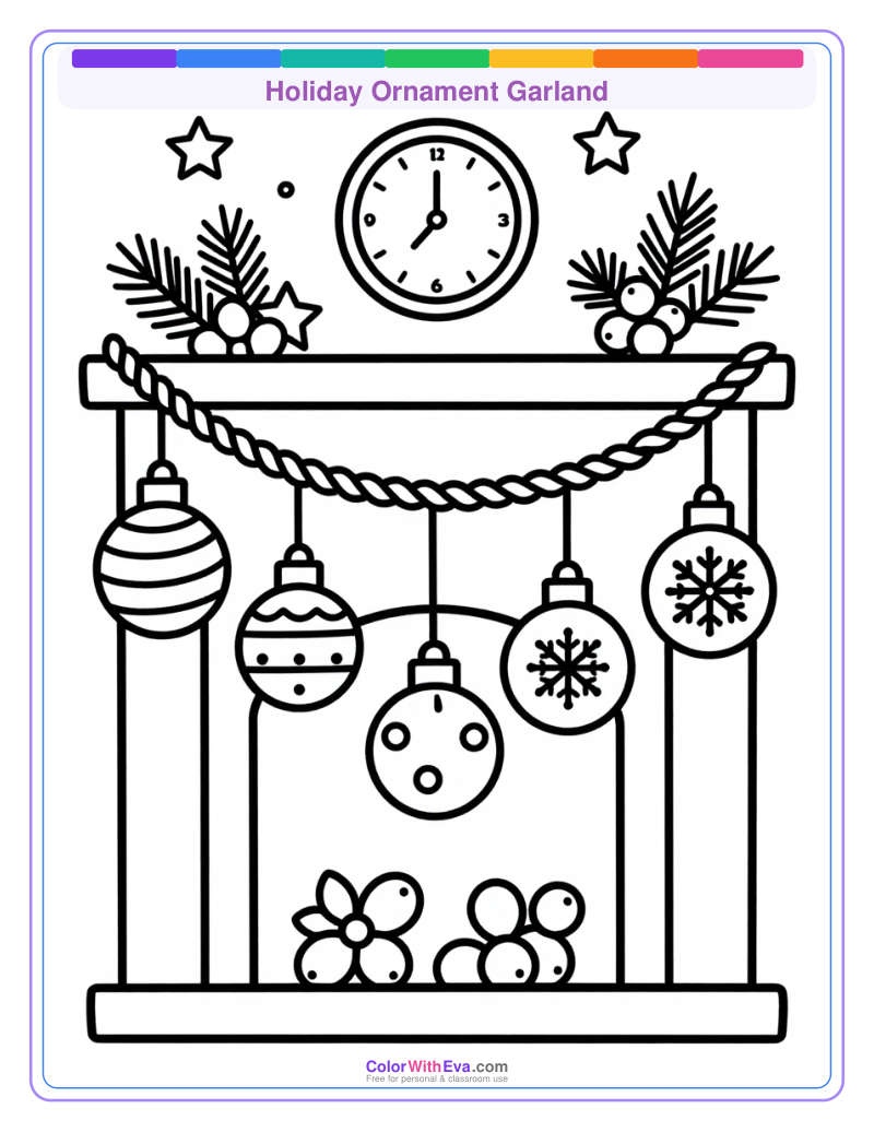 Holiday Ornament Garland preview