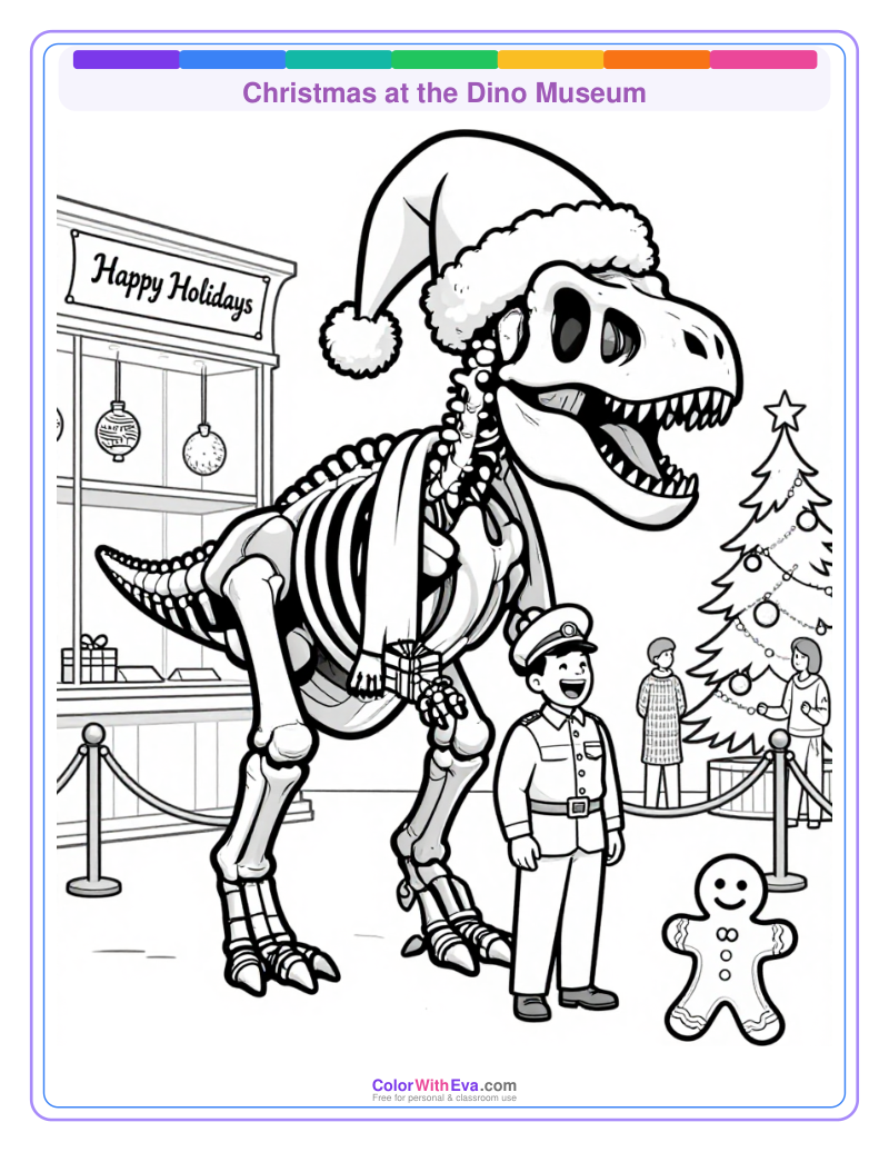 Christmas at the Dino Museum thumbnail