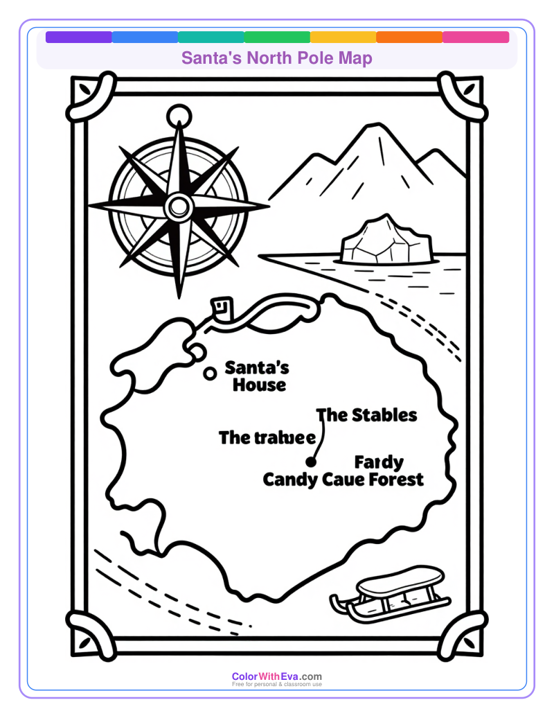 Santa's North Pole Map preview
