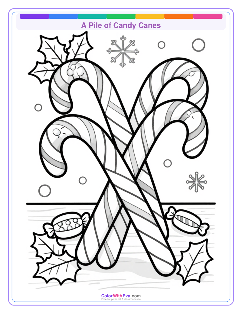 A Pile of Candy Canes preview
