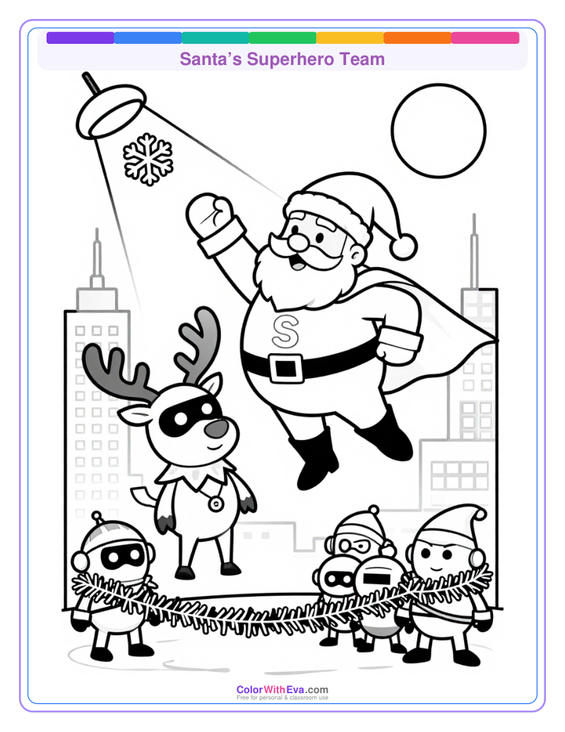 Santa’s Superhero Team thumbnail