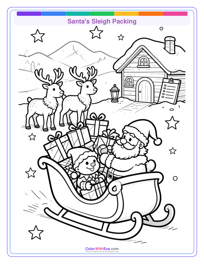 Santa's Sleigh Packing preview