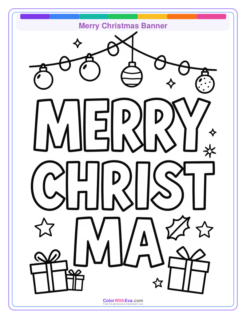 Merry Christmas Banner preview