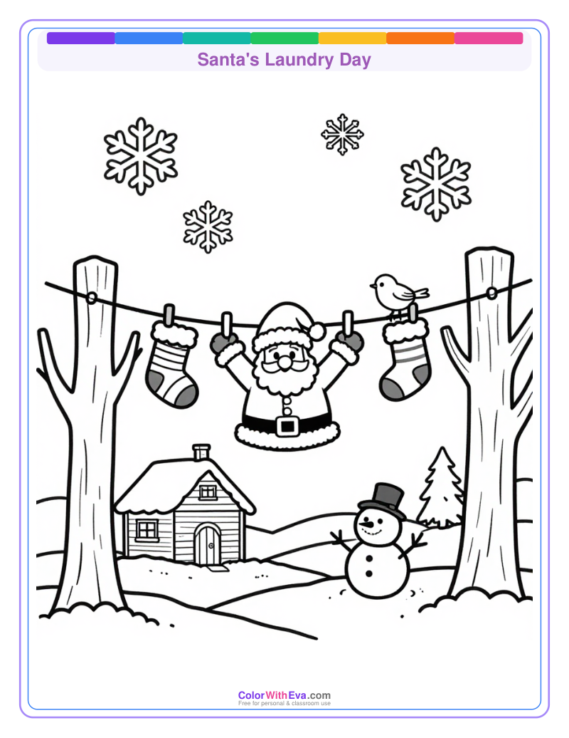 Santa's Laundry Day preview