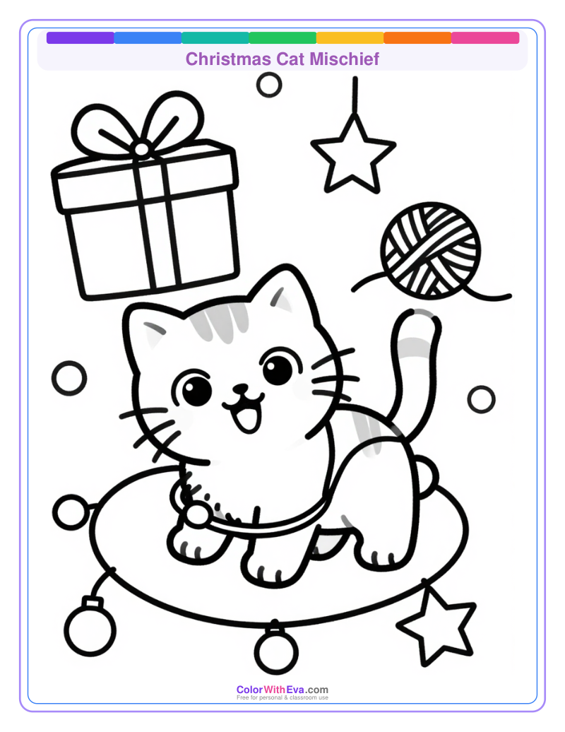 Christmas Cat Mischief preview