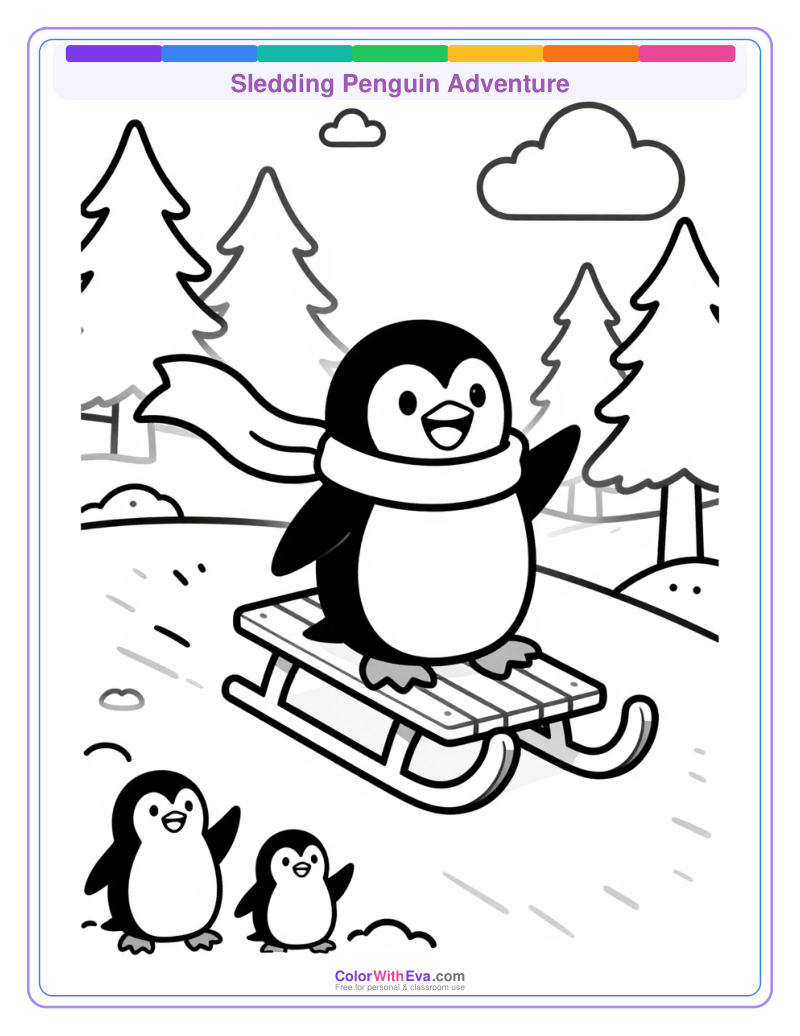 Sledding Penguin Adventure preview