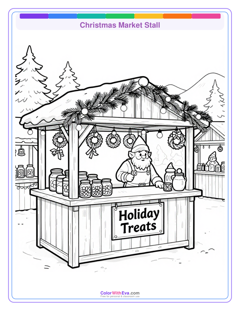 Christmas Market Stall preview