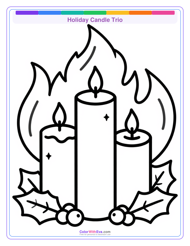 Holiday Candle Trio preview