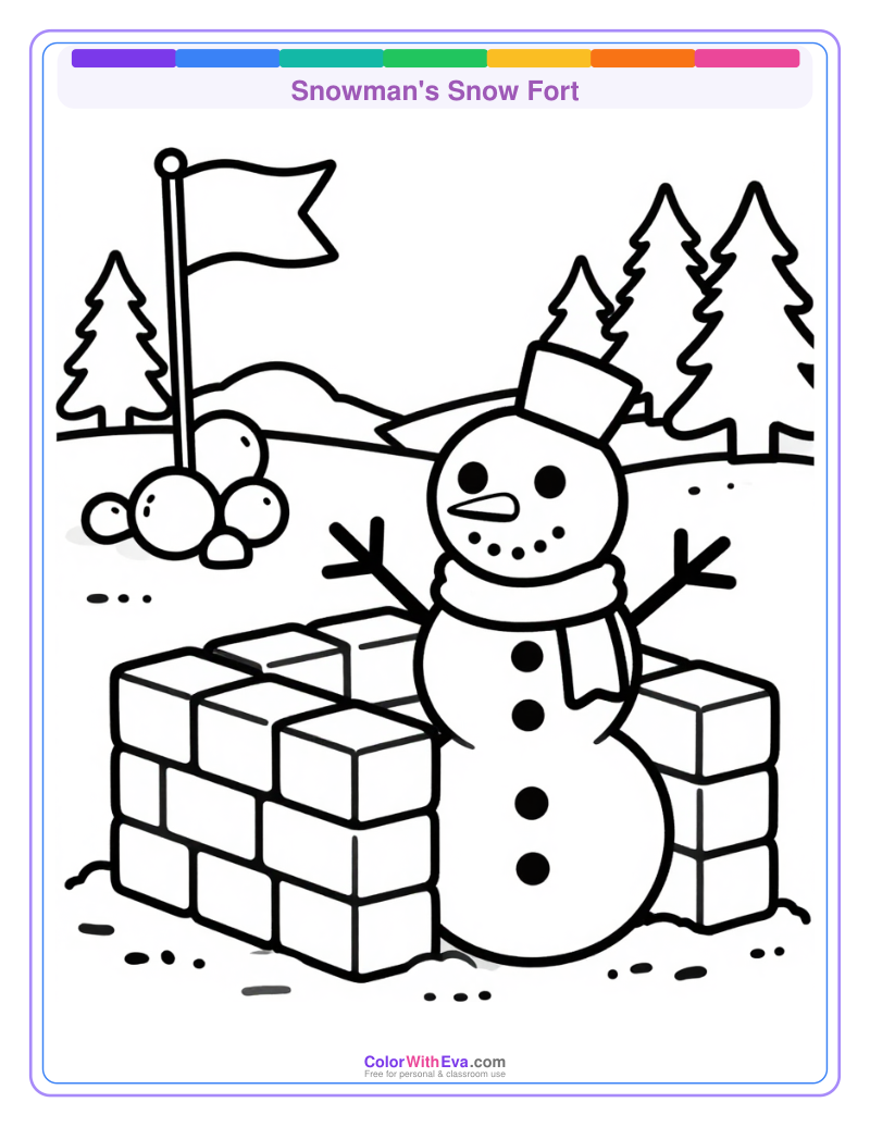 Snowman's Snow Fort preview