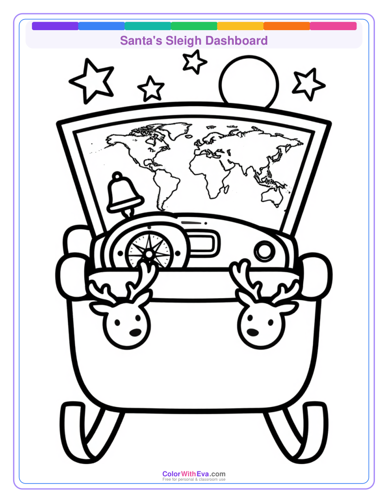 Santa's Sleigh Dashboard preview