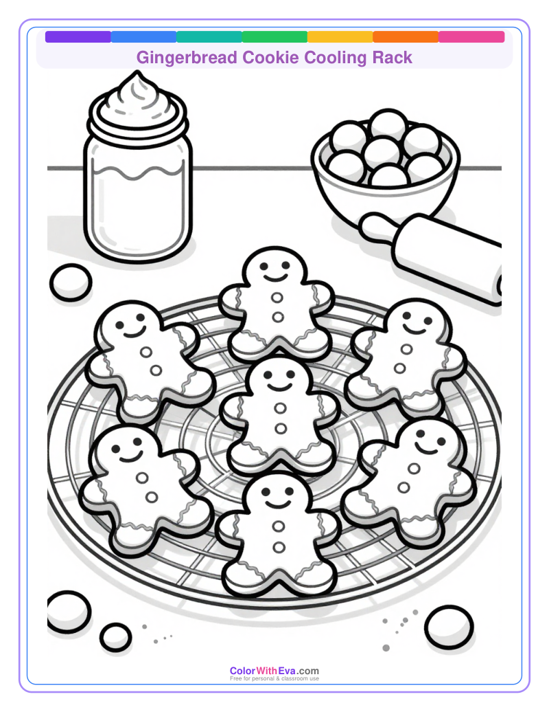 Gingerbread Cookie Cooling Rack preview