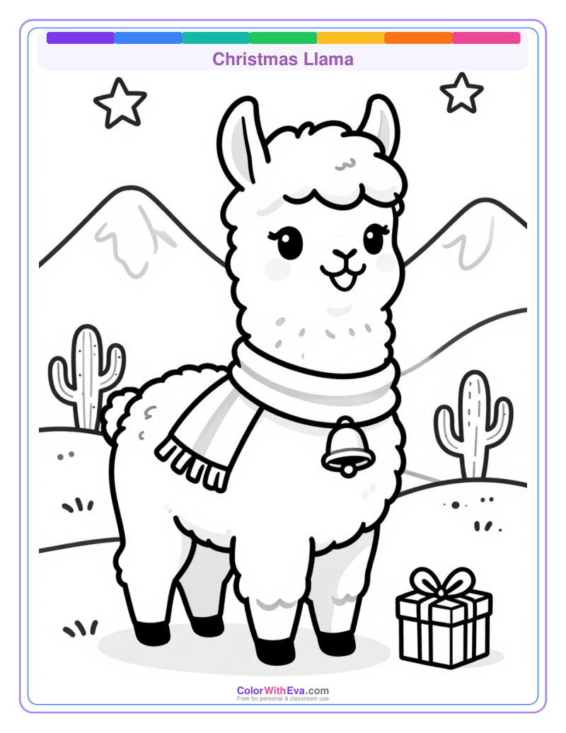 Christmas Llama preview