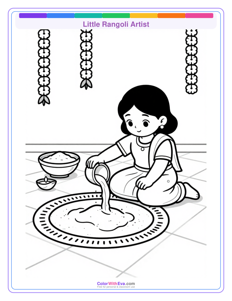 Little Rangoli Artist preview