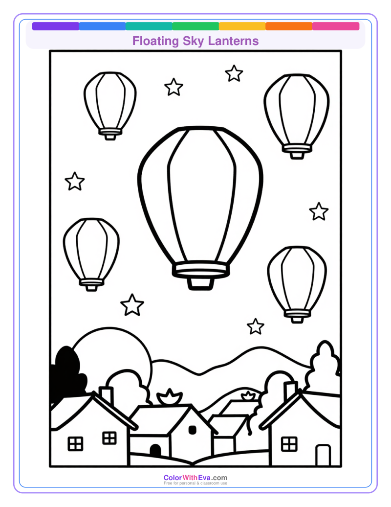 Floating Sky Lanterns preview