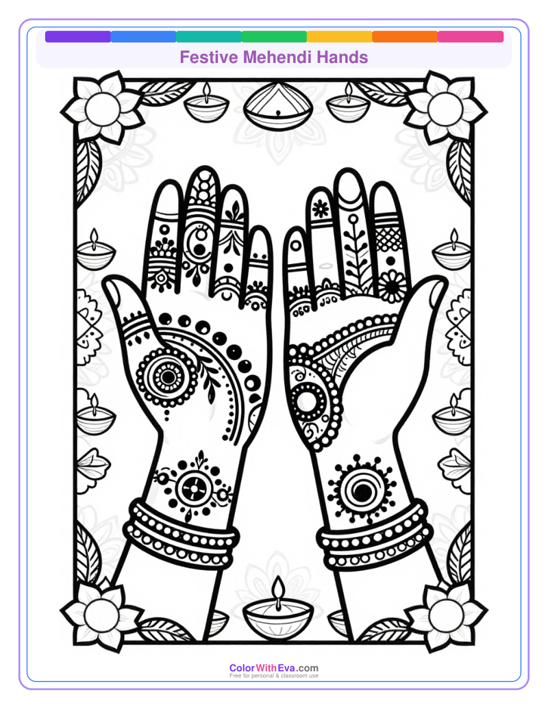Festive Mehendi Hands preview