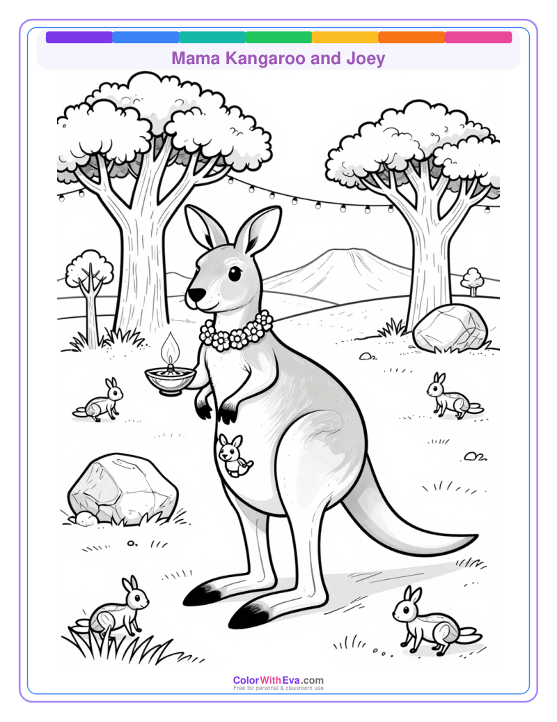 Mama Kangaroo and Joey thumbnail