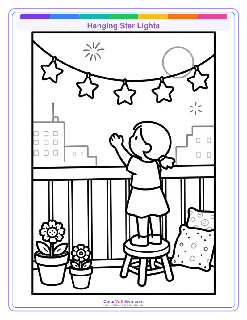 Hanging Star Lights preview