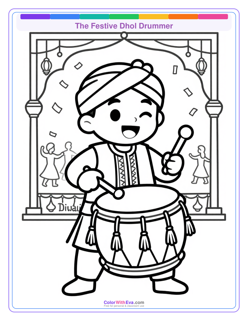 The Festive Dhol Drummer preview