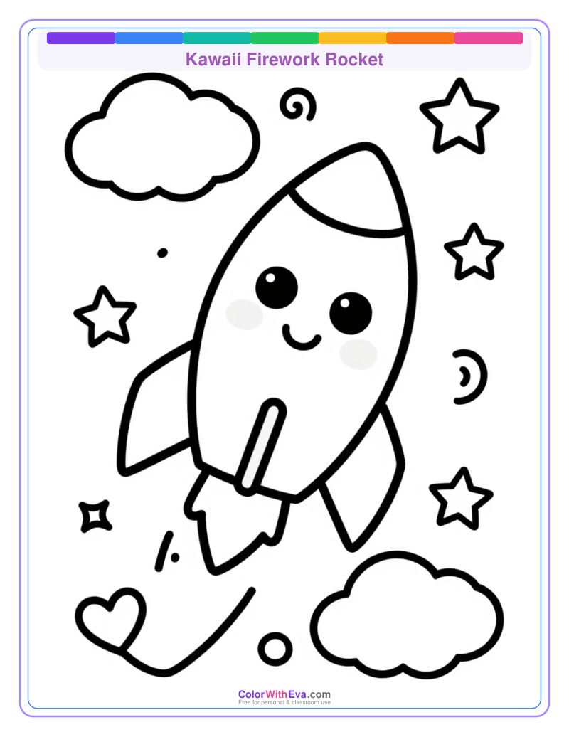 Kawaii Firework Rocket preview